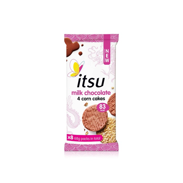 Itsu Milk Chocolate Corn Cakes 68g