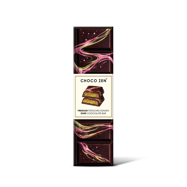 Choco Zen Pistachio Kunafa Dark Chocolate 45g