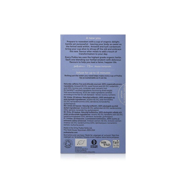 Pukka Organic Feel New Herbal Tea Bags 20s 40g