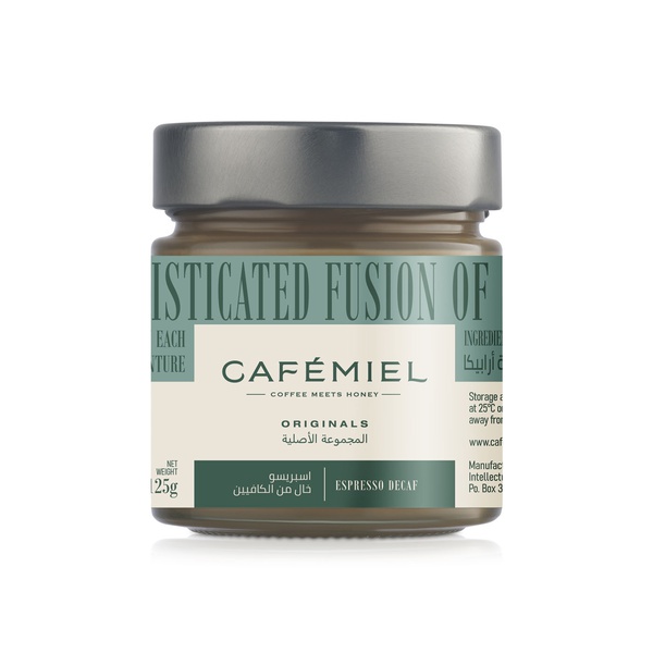 Cafemiel Honey Infused Coffee Espresso Decaf 125g