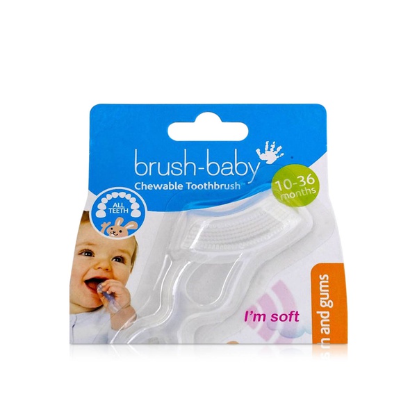 Brush-Baby Chewable Toothbrush and Teether (10-36 Months)