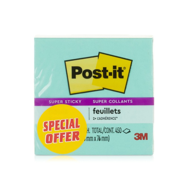 Post-It Super Sticky Notes 3 x 3 5 Pads