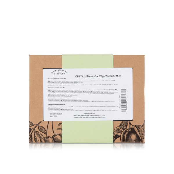 Cartwright & Butler a Wonderful Mum Biscuit Trio 600g