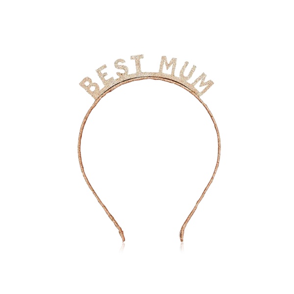 Hootyballoo Headband Best Mum Ever Gold
