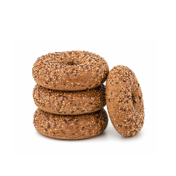 Spinneysfood Multigrain Bagel Buns x 4