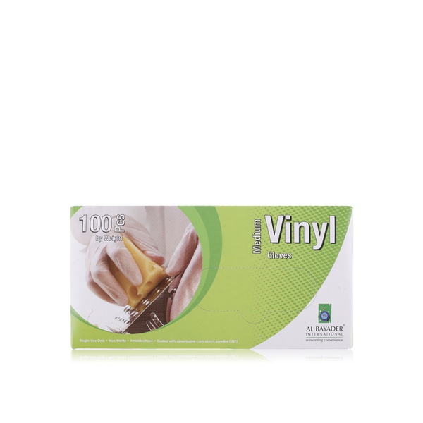 Buy Fun medium vinyl gloves x100 in UAE