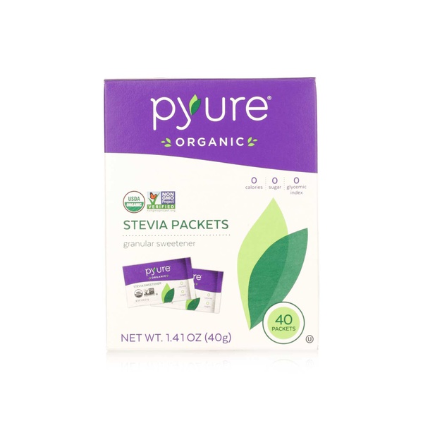 اشتري Pyure organic stevia sweetener sachets x40 40g في الامارات