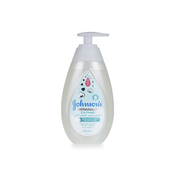 اشتري Johnsons newborn CottonTouch baby wash 300ml في الامارات