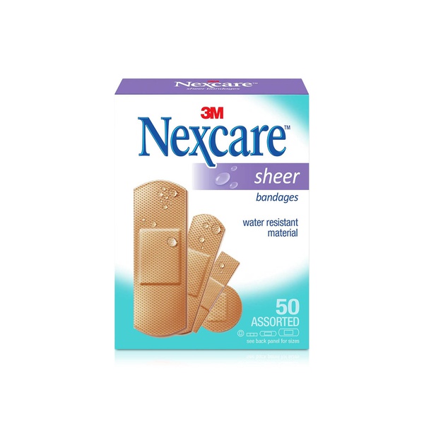 Nexcare Sheer Bandages Assorted 50s