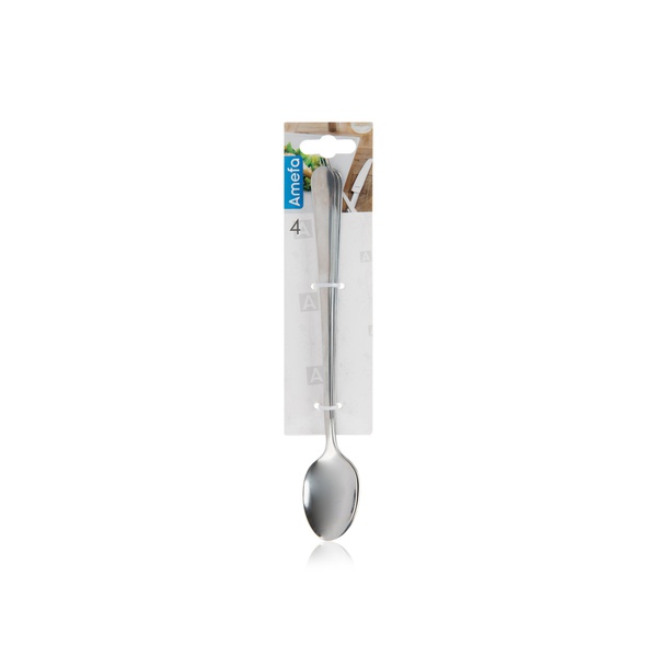 Amefa austin long handled teaspoons for iced tea/lattes 4 pack