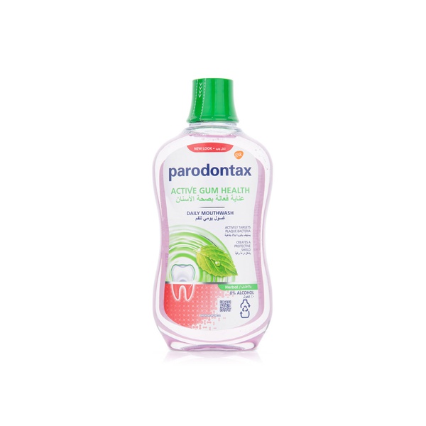 اشتري Parodontax daily gum care herbal mouthwash 500ml في الامارات