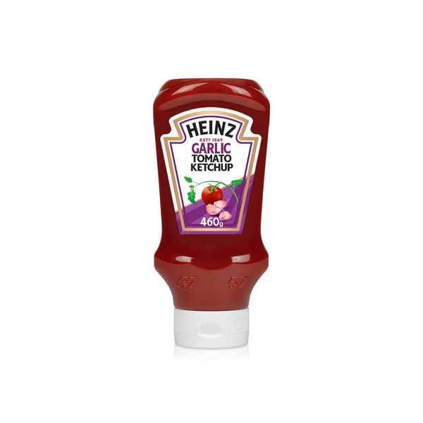 Buy Heinz garlic tomato ketchup 460g in UAE