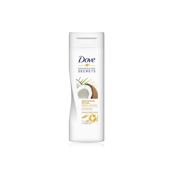 Buy Dove restoring ritual lotion coconut 400ml in UAE