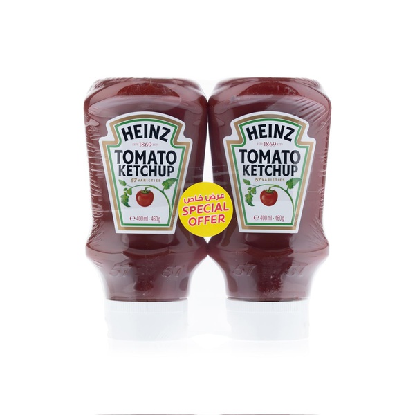 Buy Heinz tomato ketchup 2 x 460g in UAE