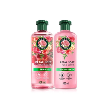 Herbal Essences Petal Soft Rose Scent Shampoo & Conditioner 400ml x 2