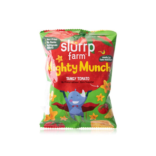 Slurrp Farm Might Munch Tangy Tomato Puffs 20g