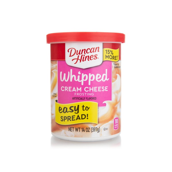 اشتري Duncan Hines whipped cream cheese frosting 397g في الامارات