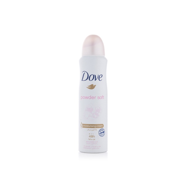 Buy Dove powder soft antiperspirant deodorant spray 150ml in UAE