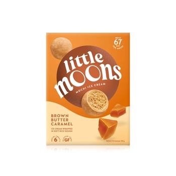 Little Moons Frozen Brown Butter Caramel Mochi Ice Cream 180g