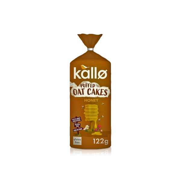 Kallo Honey Puffed Oat Cakes 122g