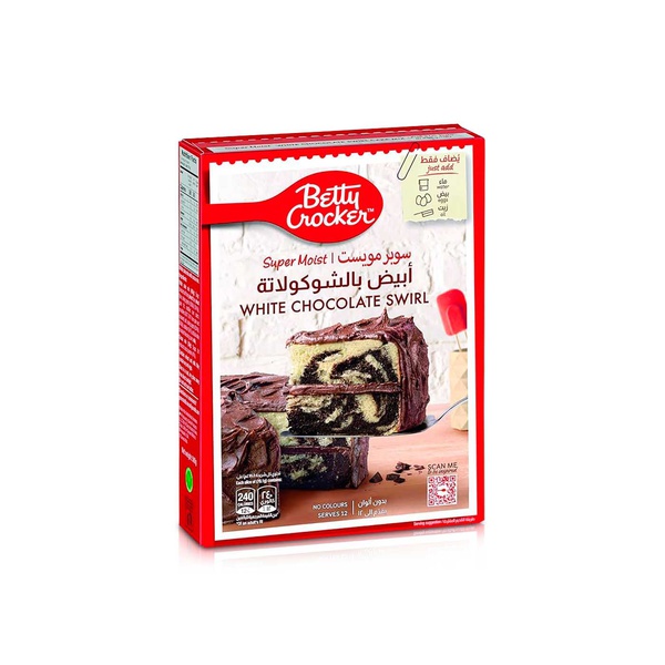 Betty Crocker Super Moist White Chocolate Swirl Cake Mix 500g