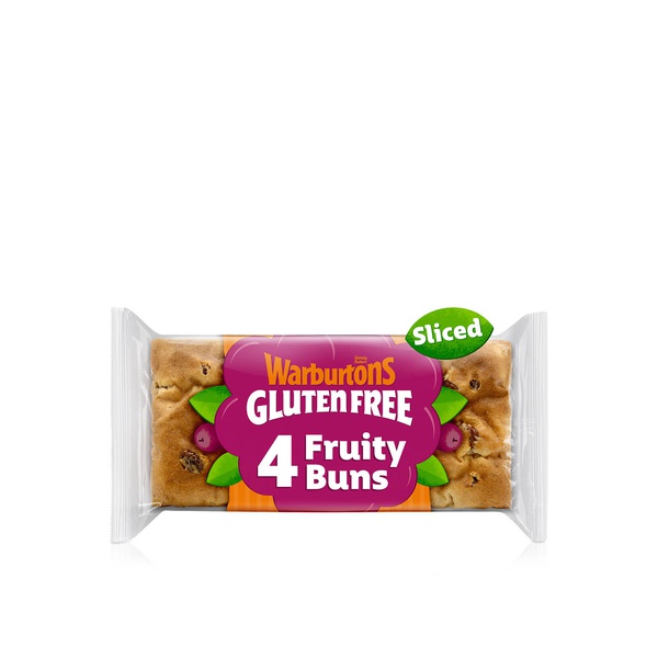 Warburtons Gluten-Free Fruity Cinnamon and Raisin Buns 4 Pack