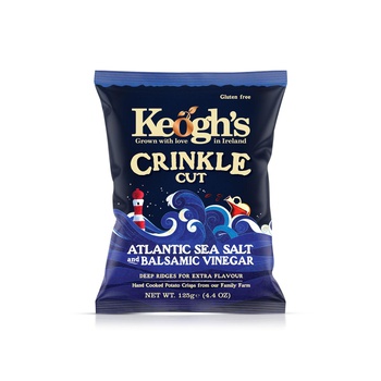 Keogh's Crinkle Salt Vinegar Crisps 125g