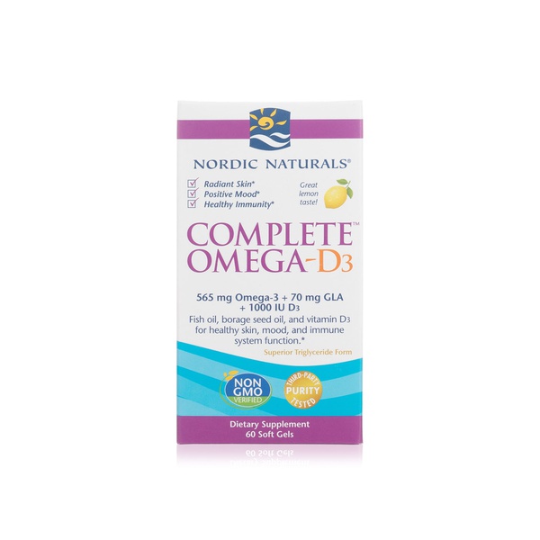 Nordic Naturals Complete Omega D3 60 Soft Gels