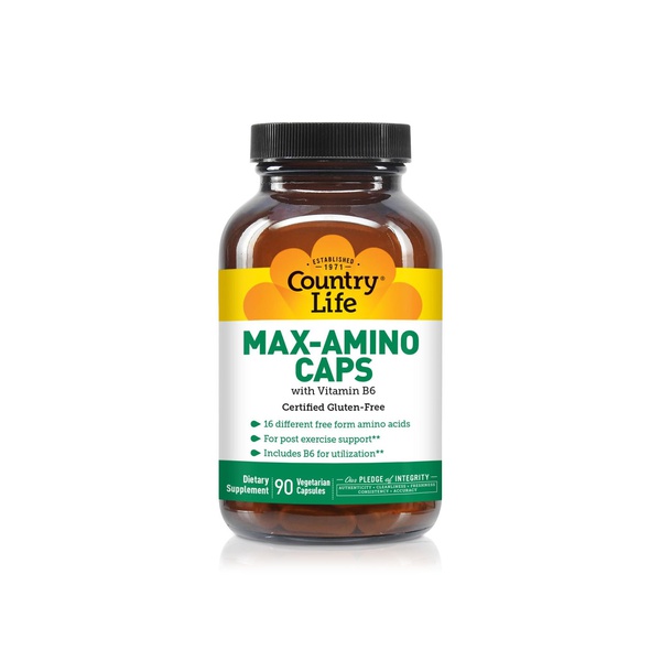 Country Life Max Amino with Vitamin B6 Capsules x 90