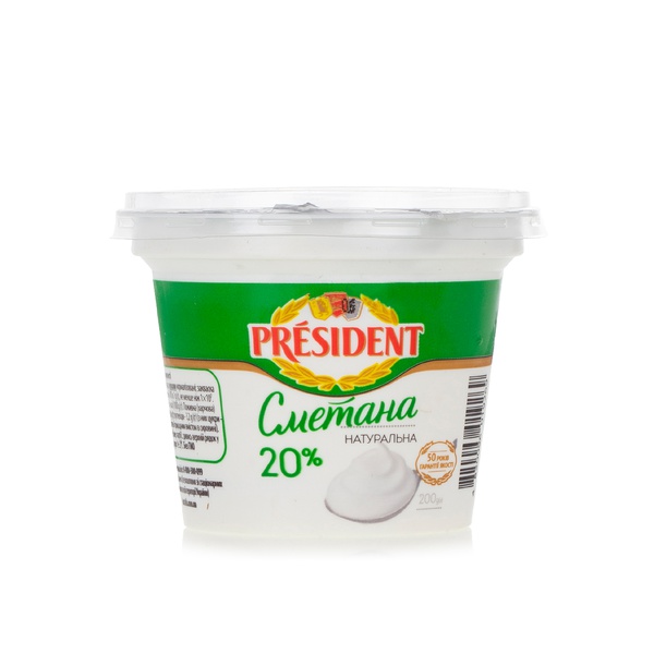 President 20% Fat Sour Cream 200g