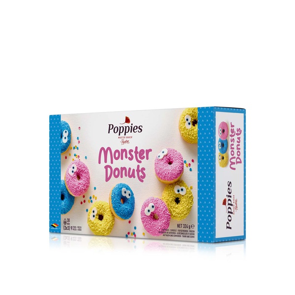 Poppies Frozen Trio Monster Donuts 324g