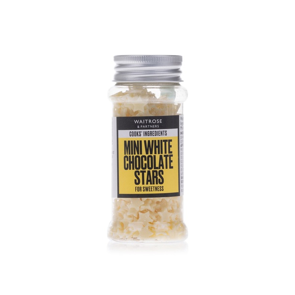 Waitrose Cooks' Ingredients White Chocolate Stars 41g