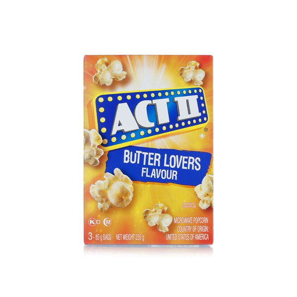 Act Ii Popcorn Butter Lovers Flavour 255g