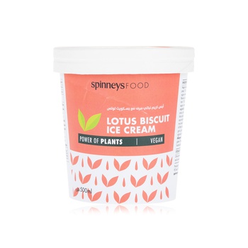 Spinneysfood Vegan Lotus Biscuit Ice Cream 500ml