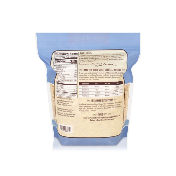 Bob's Red Mill Gluten-Free Rolled Oats 907g