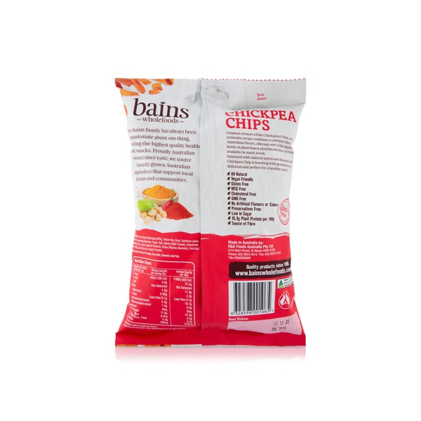 Bains Wholefoods Chickpea Chips Chilli and Lime 100g