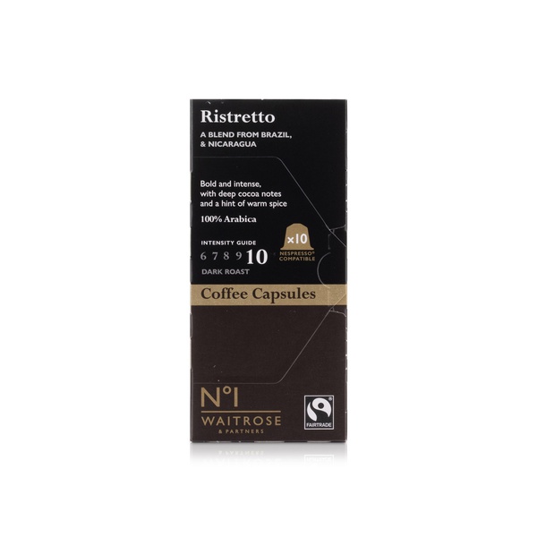 Waitrose Ristretto Coffee Capsules 54g