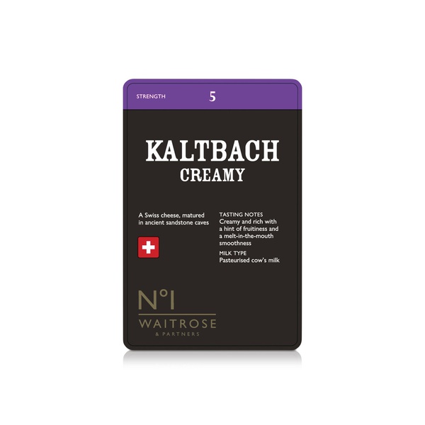 Waitrose No.1 Kaltbach Creamy Swiss Cheese 170g