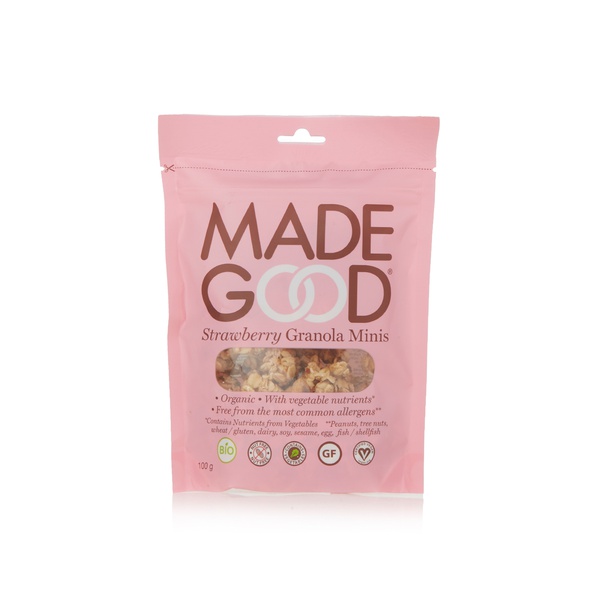 Buy Made Good strawberry mini granola 100g in UAE