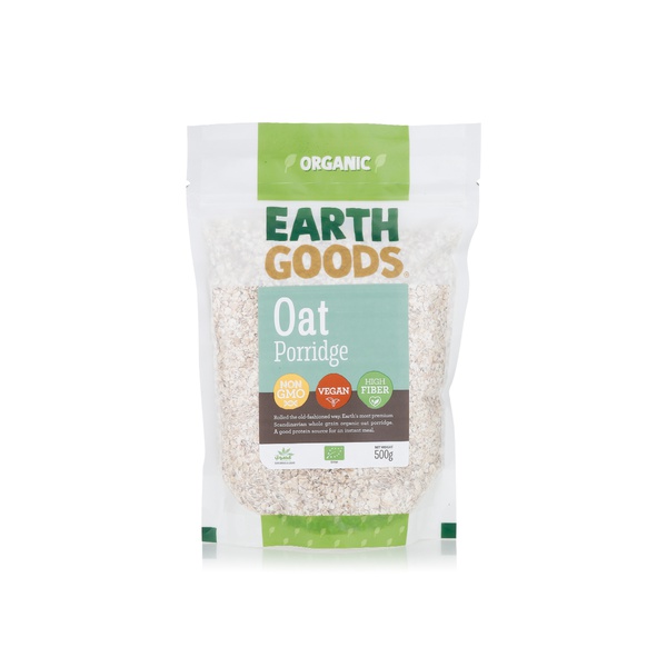 Earth Goods organic oat porridge 500g