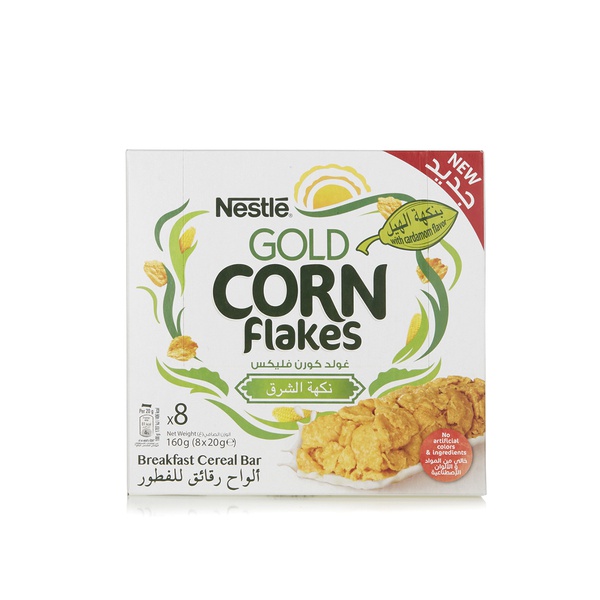Buy Nestle gold cornflakes bar cinnamon and cardamom 20g in UAE