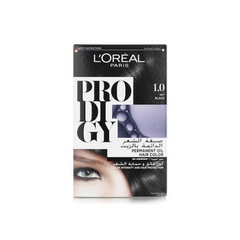 L'oreal Paris Prodigy Permanent No Ammonia Hair Colour 1.0 Black