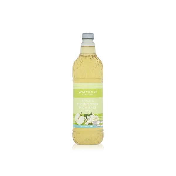 Waitrose No Added Sugar Apple and Elderflower Juice 1 litre