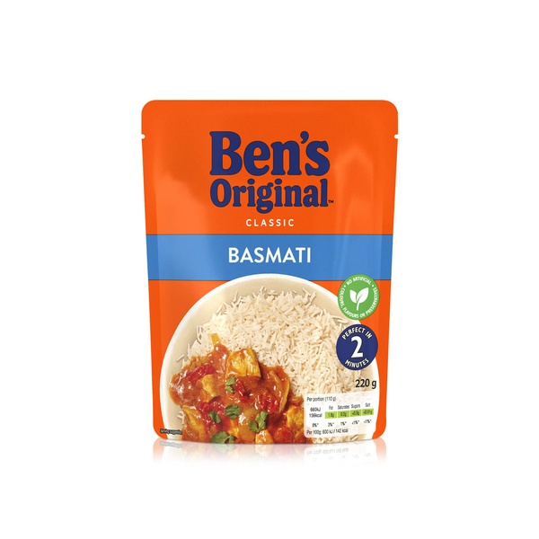 Ben's Original Ready to Heat Classic Basmati Rice 220g