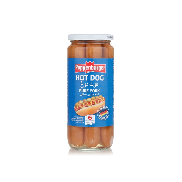 Poppenburger Pure Pork Hotdog Sausages 300g