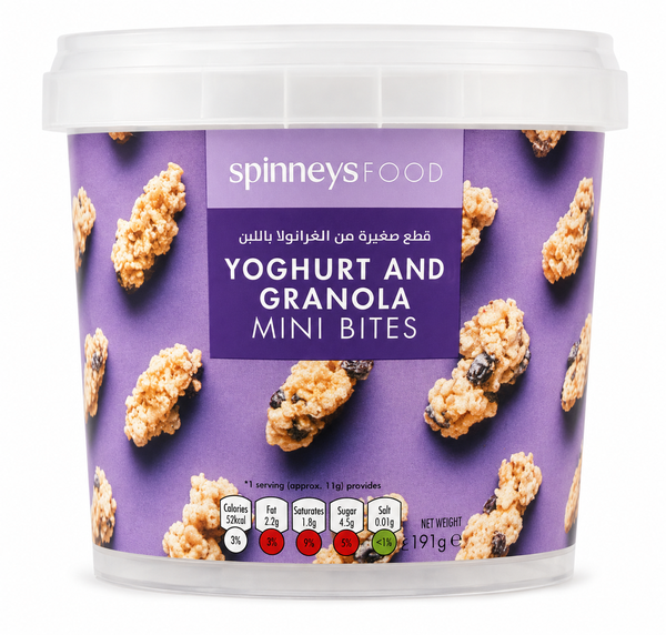 Spinneysfood Yoghurt and Granola Mini Bites 191g
