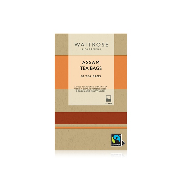 Waitrose Assam Tea Bags 50s 125g