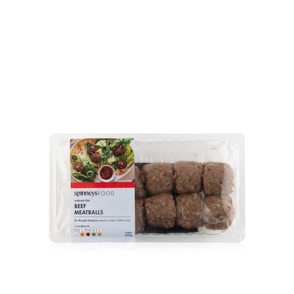 اشتري Spinneysfood Beef Meatballs 400g في الامارات