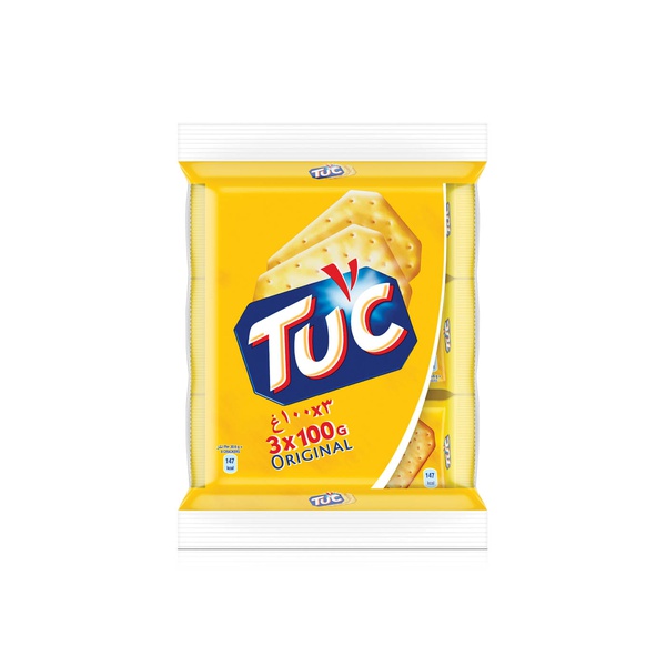 Tuc Original Salted Biscuits 100g 3s