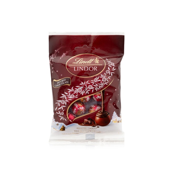 Lindt Lindor double chocolate truffle bag 80g Spinneys UAE